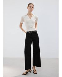Mango - Catherin Culotte High-Rise Jeans - Lyst