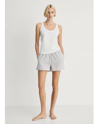 Mango - Striped Two-Piece Pyjamas - Lyst