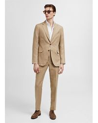 Mango - 100% Linen Slim-fit Suit Jacket Medium - Lyst