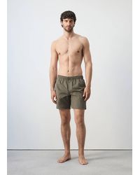 Mango - Basic Drawstring Swimsuit - Lyst