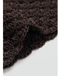 Mango - Crochet Hat - Lyst