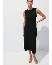 Mango - Midi-Dress With Open Back - Lyst