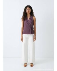 MANGO TEEN - Cross-Over V-Neck Top - Lyst