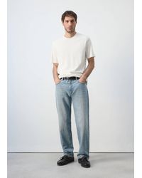 Mango - Regular Fit T-Shirt 200Gsm - Lyst