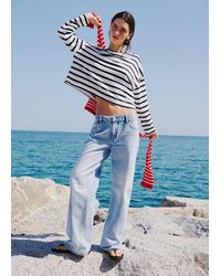 MANGO TEEN - 100% Cotton Striped T-Shirt - Lyst