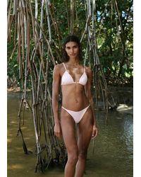 Mango - Cheeky Bikini Knickers With Metallic Detail - Lyst