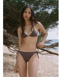 Mango - Bikini Bottoms With Metallic Embellishments - Lyst