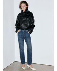 Mango - Slim-Fit High-Waist Jeans - Lyst