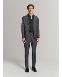 Mango - Slim-Fit Cotton Poplin Suit Shirt - Lyst