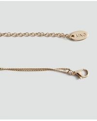 Mango - Mixed Bead Necklace - Lyst