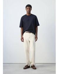 Mango - Relaxed Fit T-Shirt 260Gsm - Lyst