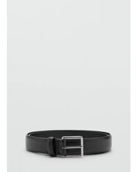 Mango - 100% Bovine Leather Belt - Lyst