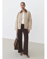 Mango - Fine-Knit Fitted Sweater - Lyst