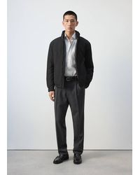 Mango - Padded Jacket With Funnel Neck - Lyst