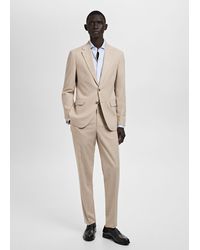 Mango - Milan Slim-Fit Suit Trousers - Lyst