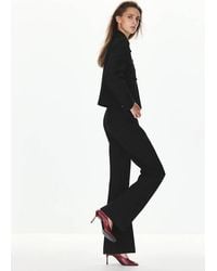 Mango - Frog-Button Jacket With Band Collar - Lyst