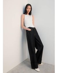 Mango - Scalloped Hem Top - Lyst