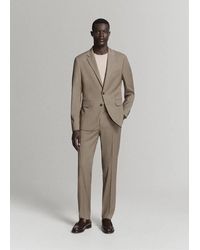 Mango - Milan Slim-Fit Suit Jacket - Lyst