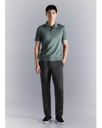 Mango - Comfort Stretch Coolmax Polo - Lyst