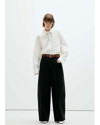 Mango - Mid-Rise Balloon Trousers - Lyst