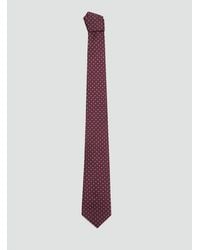 Mango - Polka-Dot Silk Tie - Lyst