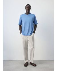 Mango - Relaxed Fit T-Shirt 260Gsm - Lyst