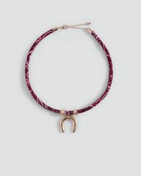 MANGO TEEN - Horseshoe Mixed Necklace - Lyst
