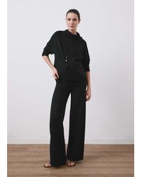 Mango - Gathered Perkins-Neck Sweater - Lyst