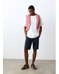MANGO TEEN - Cargo Pockets Bermuda Shorts - Lyst