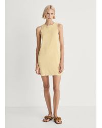 Mango - Overdyed Terry Cotton Nightgown - Lyst