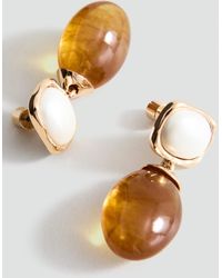 Mango - Resin Pendant Earrings - Lyst