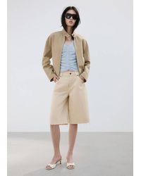 Mango - Ruched Fitted Top - Lyst