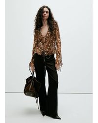 Mango - Bambi Bow Blouse - Lyst