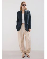 Mango - Straight Jacket With Flap Pockets - Lyst