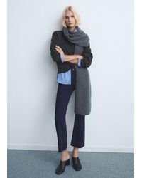 Mango - Sienna Flared Cropped Jeans - Lyst