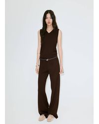 Mango - V-Neck Knit Top - Lyst