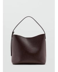 Mango - Bucket Bag With Buckle - Lyst