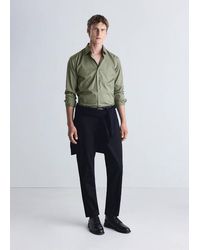 Mango - Slim Fit Comfort Stretch Non-Iron Shirt - Lyst