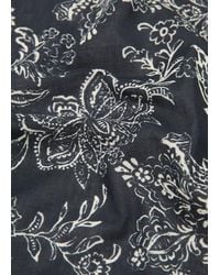 Mango - Printed Scarf - Lyst