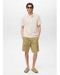 Mango - Cargo Bermuda Shorts - Lyst