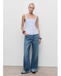 Mango - Cotton A-Line Top - Lyst