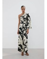 Mango - Asymmetrical Flared-Sleeve Jumpsuit - Lyst