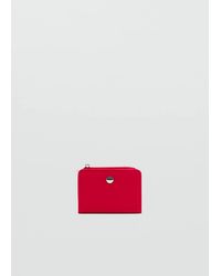 Mango - Small Nylon Wallet - Lyst