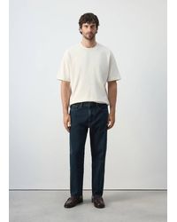 Mango - Sammy Cropped Carrot Fit Jeans - Lyst