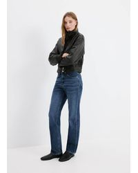 Mango - Matilda Medium-Rise Straight-Fit Jeans - Lyst