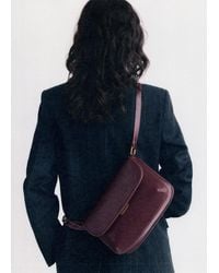 Mango - Crossbody Bag With Flap - Lyst