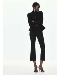 Mango - Jacket With Stand Collar And Buttons - Lyst