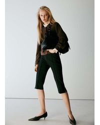 Mango - Chest-Pocket Suede Jacket - Lyst