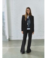 Mango - Pinstripe Suit Jacket - Lyst