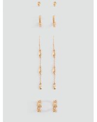 MANGO TEEN - Pack Of 4 Combined Earrings - Lyst
